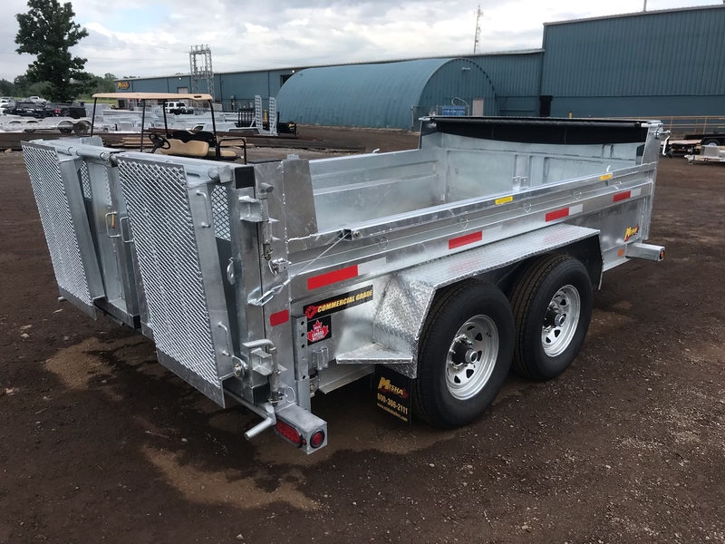 Cargo, Utility Trailers  2025 Miska 7 Ton Galvanized Dump Trailer Photo